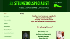 What Steunzoolspecialist.nl website looked like in 2019 (4 years ago)