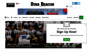 What Starbeacon.com website looked like in 2019 (4 years ago)