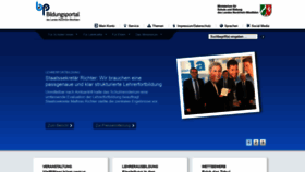 What Schulministerium.nrw.de website looked like in 2019 (4 years ago)