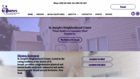 What Sjncenter.org website looked like in 2019 (4 years ago)