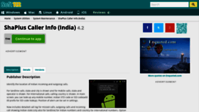 What Shaplus-caller-info-india.soft112.com website looked like in 2019 (4 years ago)