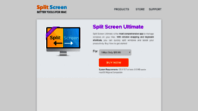 What Splitscreenapp.com website looked like in 2019 (4 years ago)