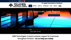 What Smbtechnologies.com website looked like in 2019 (4 years ago)