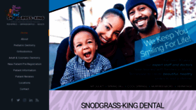 What Snodgrassking.com website looked like in 2019 (4 years ago)
