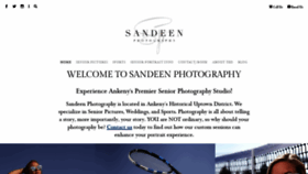 What Sandeen.photography website looked like in 2019 (4 years ago)