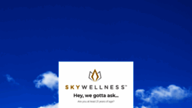 What Skywellness.com website looked like in 2019 (5 years ago)