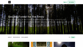 What Seeforestfortrees.com website looked like in 2019 (4 years ago)