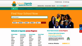 What Schoolsuganda.com website looked like in 2019 (4 years ago)