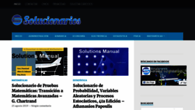 What Solucionarios.net website looked like in 2019 (4 years ago)