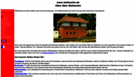 What Stellwerke.de website looked like in 2019 (4 years ago)
