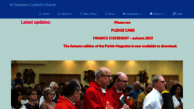 What St-dunstans.org website looked like in 2019 (4 years ago)