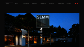What Semm-innenarchitektur.ch website looked like in 2019 (4 years ago)