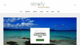 What Simplyphilippines.net website looked like in 2019 (4 years ago)