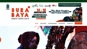 What Surabayagreatexpo.com website looked like in 2019 (4 years ago)
