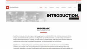 What Spiderbasic.com website looked like in 2019 (4 years ago)