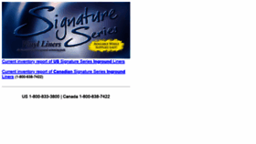 What Signatureliners.com website looked like in 2019 (4 years ago)