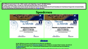 What Speedcroco.de website looked like in 2019 (4 years ago)