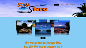 What Sonagrouptours.com website looked like in 2019 (4 years ago)