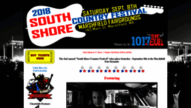 What Southshorecountryfestival.com website looked like in 2019 (4 years ago)