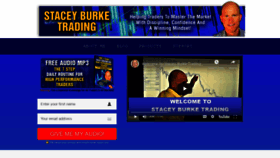 What Staceyburketrading.com website looked like in 2019 (4 years ago)