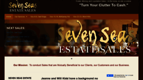 What Sevenseasestatesales.com website looked like in 2019 (4 years ago)