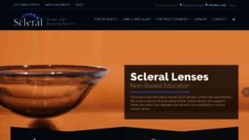 What Sclerallens.org website looked like in 2019 (4 years ago)