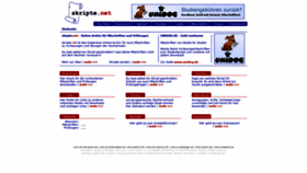 What Skripte.net website looked like in 2019 (4 years ago)