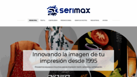 What Serimax.com.py website looked like in 2019 (4 years ago)