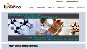 What Suryachemicalindustries.com website looked like in 2019 (4 years ago)