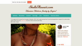 What Shellshawaii.com website looked like in 2019 (4 years ago)