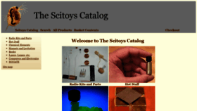 What Scitoyscatalog.com website looked like in 2019 (4 years ago)