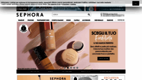 What Sephora.it website looked like in 2019 (4 years ago)