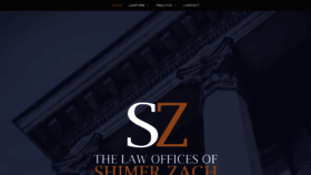 What Shimerzach.com website looked like in 2019 (4 years ago)