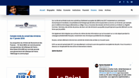 What Sylviegoulard.eu website looked like in 2019 (6 years ago)