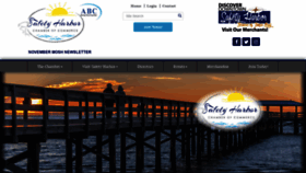 What Safetyharborchamber.com website looked like in 2019 (4 years ago)
