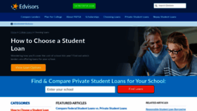 What Studentloannetwork.com website looked like in 2019 (4 years ago)