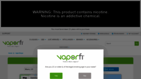 What Stores.vaporfi.com website looked like in 2019 (4 years ago)