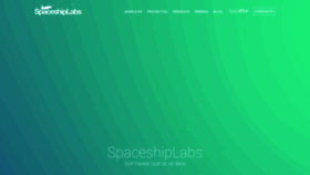 What Spaceshiplabs.com website looked like in 2019 (4 years ago)