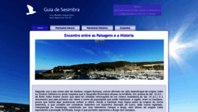 What Sesimbra.com website looked like in 2019 (5 years ago)