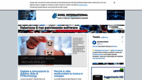 What Soiel.it website looked like in 2019 (4 years ago)