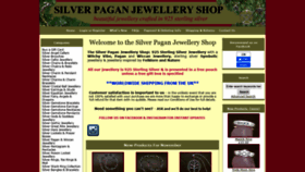 What Silverpaganjewelleryshop.com website looked like in 2019 (4 years ago)