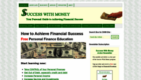 What Successwithmoney.com website looked like in 2019 (4 years ago)