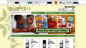 What Skinwell.com website looked like in 2019 (4 years ago)
