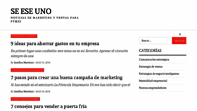 What Seeseuno.es website looked like in 2019 (4 years ago)
