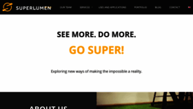 What Superlumen.es website looked like in 2019 (4 years ago)