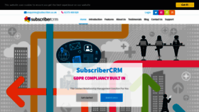 What Subscriber.co.uk website looked like in 2019 (4 years ago)