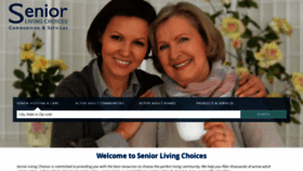 What Seniorlivingchoices.com website looked like in 2019 (4 years ago)