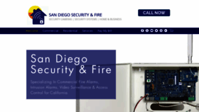 What Sandiegosecurityandfire.com website looked like in 2019 (4 years ago)