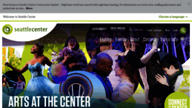 What Seattlecenter.com website looked like in 2019 (4 years ago)