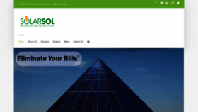 What Solarsol.org website looked like in 2019 (4 years ago)
